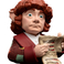 Weta Workshop Der Hobbit Trilogie - Bilbo Baggins (mit Vertrag) Figur Mini Epics