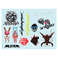 Jinx Cyberpunk 2077 - Gadget Sticker Sticker Multicolor, 3 pcs