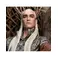 Weta Workshop Le Hobbit - Thranduil sur le trône Statue Premium