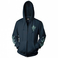 Jinx World of Warcraft - Shadowlands Queen of Destruction cipzáras kapucnis pulóver, Navy, 2XL