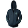 Jinx World of Warcraft - Shadowlands Queen of Destruction cipzáras kapucnis pulóver, Navy, 2XL