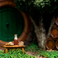 Weta Workshop La Trilogía de El Hobbit - El Agujero del Hobbit - 15 Gardens Smial Enviroment 