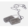 Jinx Cyberpunk 2077 - Johnnys Armee Dog Tags Halskette ohne Silber