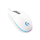 Logitech G102 Lightsync - Mouse da gioco con cavo (bianco)