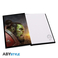 Abysse World of Warcraft - Horde Geschenkbox Glas 400 ml, Metall-Schlüsselanhänger, A6 Notizbuch
