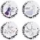 Disney - Frozen 2 Plates Set of 4 Pcs