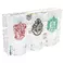 Harry Potter - Hogwarts, Gryffindor and Slytherin Glass Set of 3, 290 ml