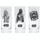 Star Wars - Darth Vader, a Stormtrooper and a Tie Fighter! Glass Set of 3, 290 ml
