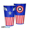 Abysse Marvel - Bicchiere grande Captain America, 400ml