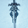 Blizzard World of Warcraft - Support mural pour l'épée Frostmourne