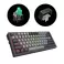 Dark Project KD83A Negru / Cloud Grey - Gateron Cap Teal RGB (ENG/UA)