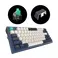 Dark Project / KD83A LTD Aluminum / Ivory & Navy Blue - Gateron Cap Teal RGB (CZ)