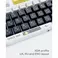 Dark Project KS-1036 PBT keycaps,  ENG/UA/RU White/Yellow
