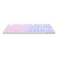 Dark Project KD87A Bianco budino - Gateron Cap Teal RGB (ENG/UA)