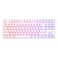 Dark Project One KD87A Weiß - Gateron Mech. Gelb RGB (ENG/UA)