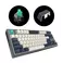Dark Project / KD87B LTD Aluminum / Black & Cloud Grey - Gateron Cap Teal RGB (ENG/UA)