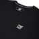 FragON - Maglietta oversize con logo olografico nero, S/M