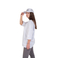 FragON - T-shirt oversize à logo holographique blanc, S/M
