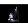 Iron Studios Il Mandaloriano - Statua di Luke Skywalker, R2-D2 e Grogu Legacy Replica 1/4