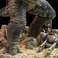 Iron Studios Star Wars - Boba Fett & Rancor Statue Demi Maßstab 1/20