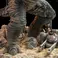 Iron Studios Star Wars - Boba Fett & Rancor szobor Demi Scale 1/20