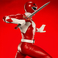 Iron Studios Power Rangers - Red Ranger Statue Kunst Maßstab 1/10