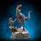 Iron Studios Jurassic World Dominion - Azul y Beta Estatua Deluxe Art Escala 1/10