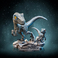 Iron Studios & Minico Jurassic World Dominion - Figura Azul y Beta
