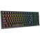 Πληκτρολόγιο RK Royal Kludge (tri mode RGB hot swap, μαύρος καφέ διακόπτης) ασύρματο (ENG/RU)