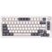 RK Royal Kludge keyboard (tri mode RGB hot swap, White sky cyan switch) wireless (ENG/RU)
