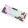 Tastatura RK Royal Kludge (tri mode RGB hot swap, White sky cyan switch) wireless (ENG/RU)