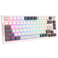 RK Royal Kludge keyboard (tri mode RGB hot swap, White sky cyan switch) wireless (ENG/RU)