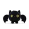 Plush keychain WP MERCHANDISE Bat Blackie 15 cm