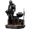 Iron Studios The Mandalorian - Din Djarin und Din Grogu Statue Kunst Maßstab 1/10