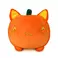 Plush toy WP MERCHANDISE pumpkin-kitty Louie 24.5 cm
