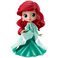 Bandai Banpresto La Sirenita - Q Posket Personajes Disney Ariel Princesa Vestido Brillo Figura Línea