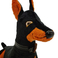 Peluche WP MERCHANDISE Doberman Zeus, 24 cm