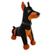 Peluche WP MERCHANDISE Doberman Zeus, 24 cm