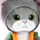Plush toy WP MERCHANDISE Kitty - Bunny 28.5 cm