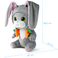 Plush toy WP MERCHANDISE Kitty - Bunny 28.5 cm