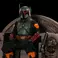 Iron Studios Star Wars - Boba Fett a trónon Delux Art Scale 1/10 méretarányban