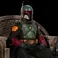 Iron Studios Star Wars - Boba Fett a trónon Delux Art Scale 1/10 méretarányban
