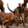 Iron Studios Jurassic Park - La scena finale Statua Demi Art Scala 1/20
