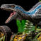 Iron Studios Jurassic Park: Upadłe królestwo - Niebieska statuetka Deluxe Art w skali 1/10