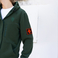 World of Tanks Zip hoodie with patches green, S