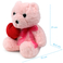 Plyšová hračka WP MERCHANDISE Medvěd Ellie se srdcem 21cm