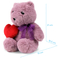 Plyšová hračka WP MERCHANDISE Medvěd Mary se srdcem 21cm