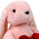 Plush toy WP MERCHANDISE Bunny Jessie with a heart 34cm