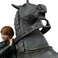 Iron Studios Harry Potter - Ron Weasley przy czarodziejskich szachach Statua Delux Art Scale 1/10