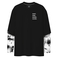 FragON T-shirt tie dye a maniche lunghe, grigio, S
